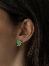 Cargar imagen en el visor de la galería, Pendiente Trébol Plata925