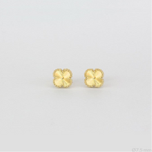 Cargar imagen en el visor de la galería, Pendiente Trébol Plata925