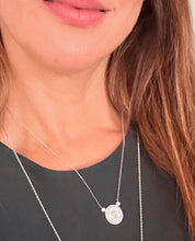 Cargar imagen en el visor de la galería, Moissanite - Collar Nuestra Señora Plata 925 PP