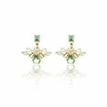 Cargar imagen en el visor de la galería, Pendiente Ear Jacket Topacio Ametista