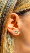 Cargar imagen en el visor de la galería, Pendiente Ear Jacket Topacio Ametista