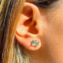 Cargar imagen en el visor de la galería, Pendiente Ear Jacket Topacio Ametista