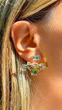 Cargar imagen en el visor de la galería, Pendiente Ear Jacket Topacio Ametista