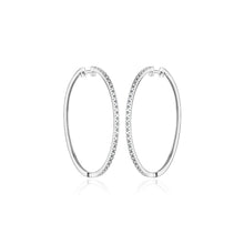 Cargar imagen en el visor de la galería, Argolla Moissanite 32mm Plata925