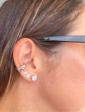 Cargar imagen en el visor de la galería, Pendiente Moissanite en plata 925