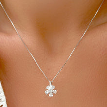 Cargar imagen en el visor de la galería, Conjunto Flor Plata925

