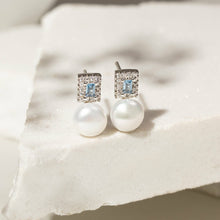 Cargar imagen en el visor de la galería, Pendiente Perla Topacio
