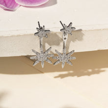 Cargar imagen en el visor de la galería, Pendiente Estrella Ear Jacket Plata 925
