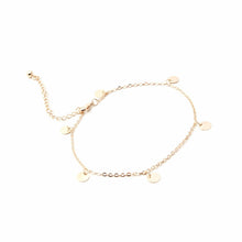 Cargar imagen en el visor de la galería, Tobillera Drops dorada
