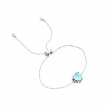 Cargar imagen en el visor de la galería, Pulsera Esmeralda Colombiana Corazón Plata925
