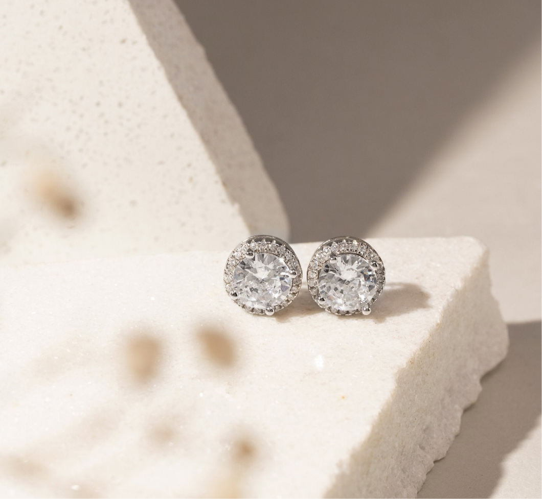 Conjunto punto de luz 7mm Plata925