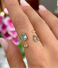 Cargar imagen en el visor de la galería, Anillo Cristal colors Topázio
