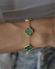 Cargar imagen en el visor de la galería, Pulsera Trébol bañado Oro18k
