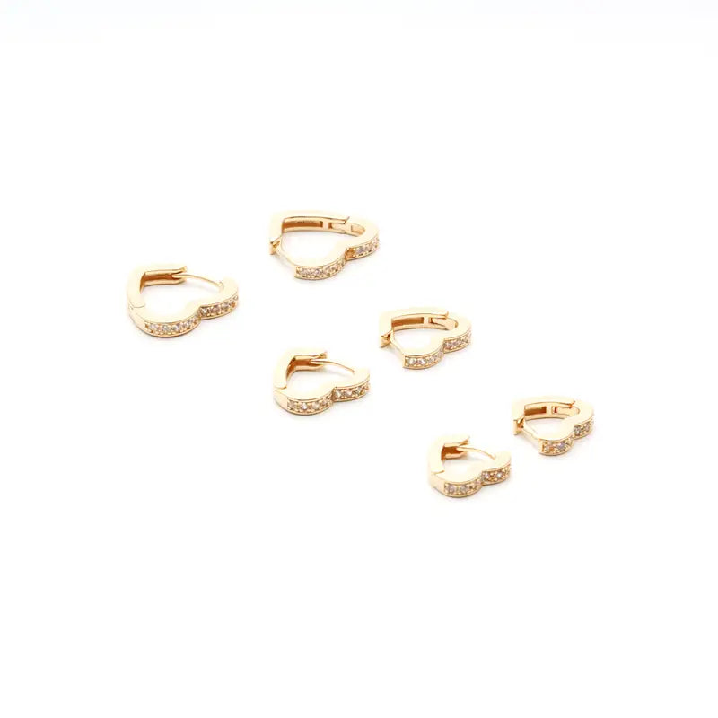 Argolla mini corazón Dorado