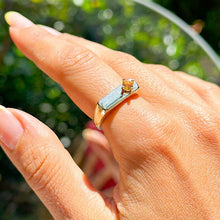 Cargar imagen en el visor de la galería, Anillo cuadrado Citrino
