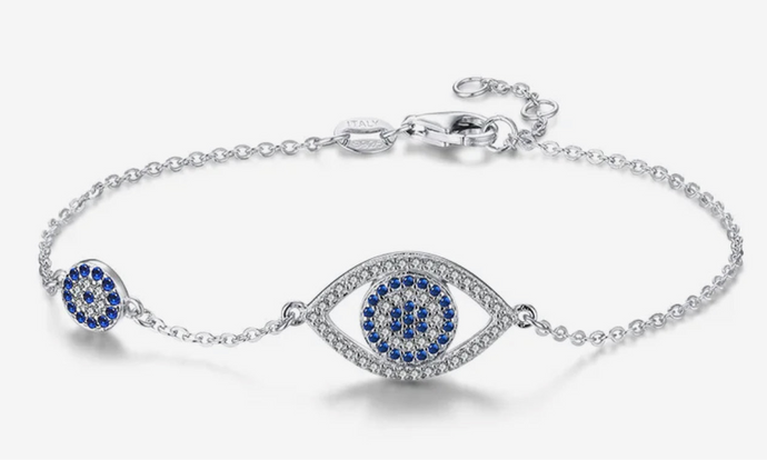 Pulsera Ojo Griego Plata 925