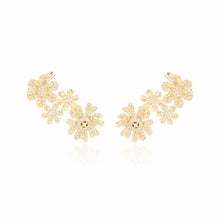 Cargar imagen en el visor de la galería, Pendiente earcuff Flores
