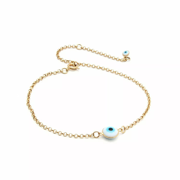 Pulsera Ojo griego madreperla Bolas