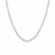 Cargar imagen en el visor de la galería, Collar Riviere degrade Plata925
