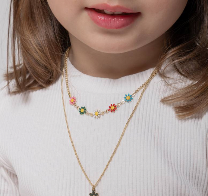 Collar Flores Kids Colors