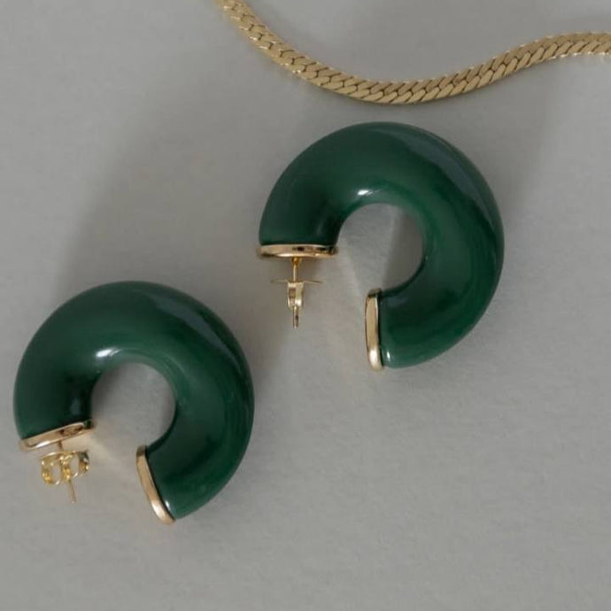 Argolla Resina Verde