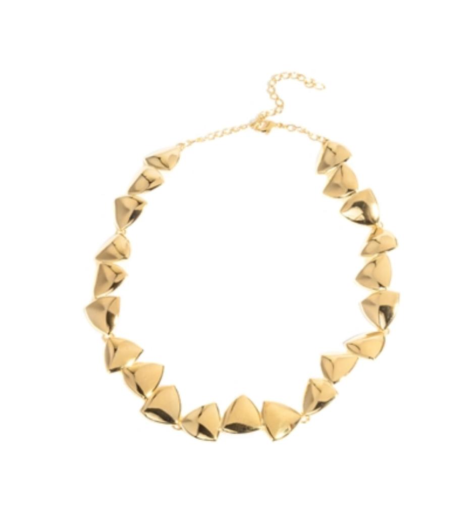 Choker en baño de oro 18k o en baño de rodio en formas de triangulo ao reves Gargantilla súper comoda ajustable.  32 cm + 10 cm de extensor  Joyas Hipoalergénicas y sin níquel  ¡Fashion Style!