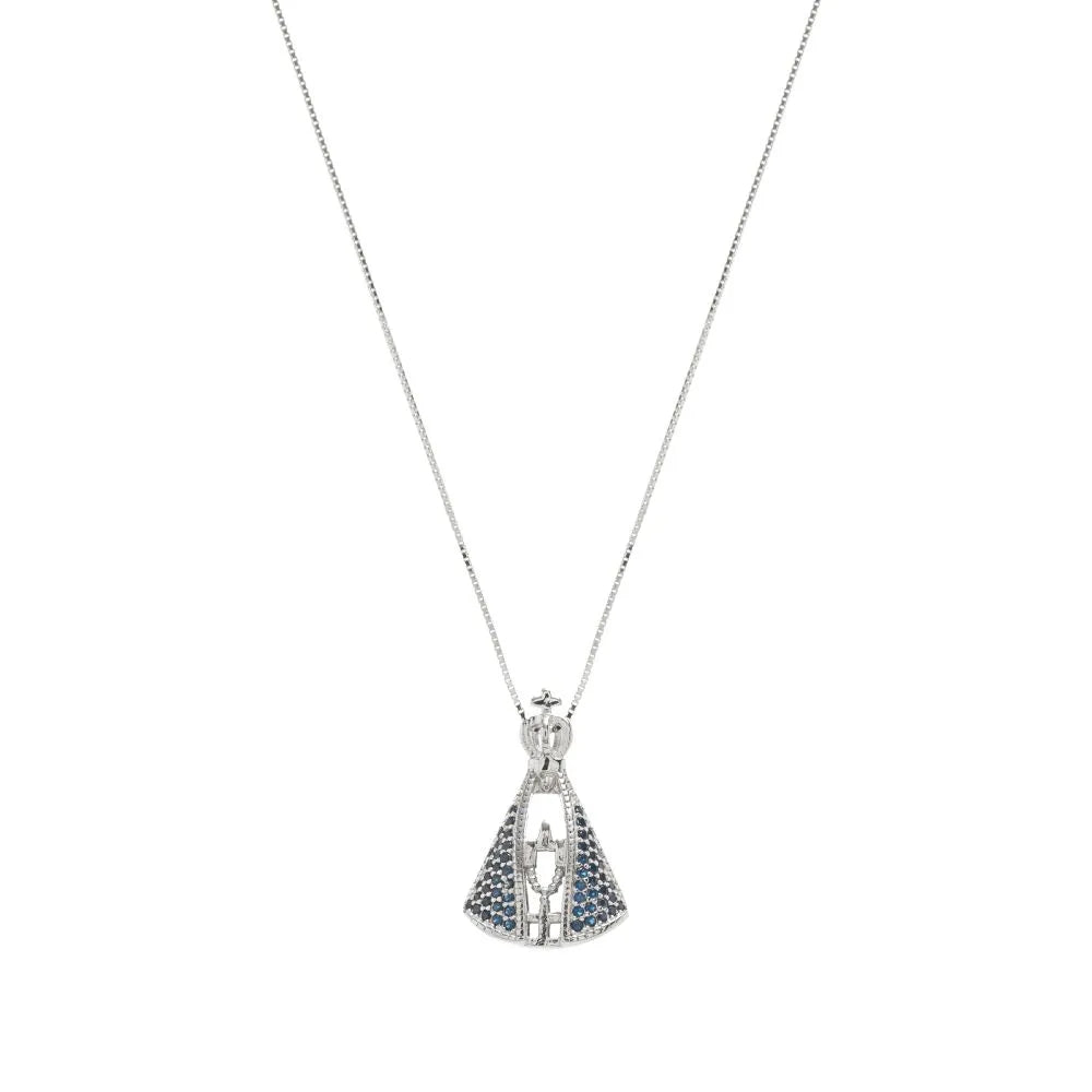 Collar Nuestra Señora Aparecida Plata 925, una joya perfecta para todo los dias