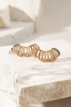 Cargar imagen en el visor de la galería, Pendiente Onda Colorido Mate G
