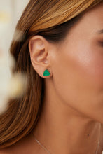 Cargar imagen en el visor de la galería, Conjunto Triangulo Esmeralda Plata 925
