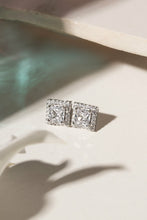 Cargar imagen en el visor de la galería, Conjunto Cuadrado Plata 925
