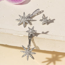 Cargar imagen en el visor de la galería, Pendiente Estrella Ear Jacket Plata 925
