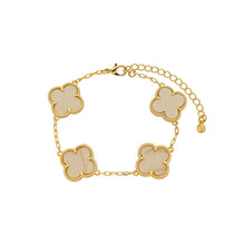 Cargar imagen en el visor de la galería, Pulsera Trébol bañado Oro18k
