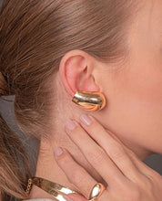 Cargar imagen en el visor de la galería, Earcuff &amp; Piercing Dorado G
