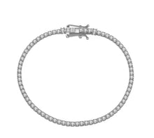 Cargar imagen en el visor de la galería, Pulsera Riviere 2mm Plata 925
