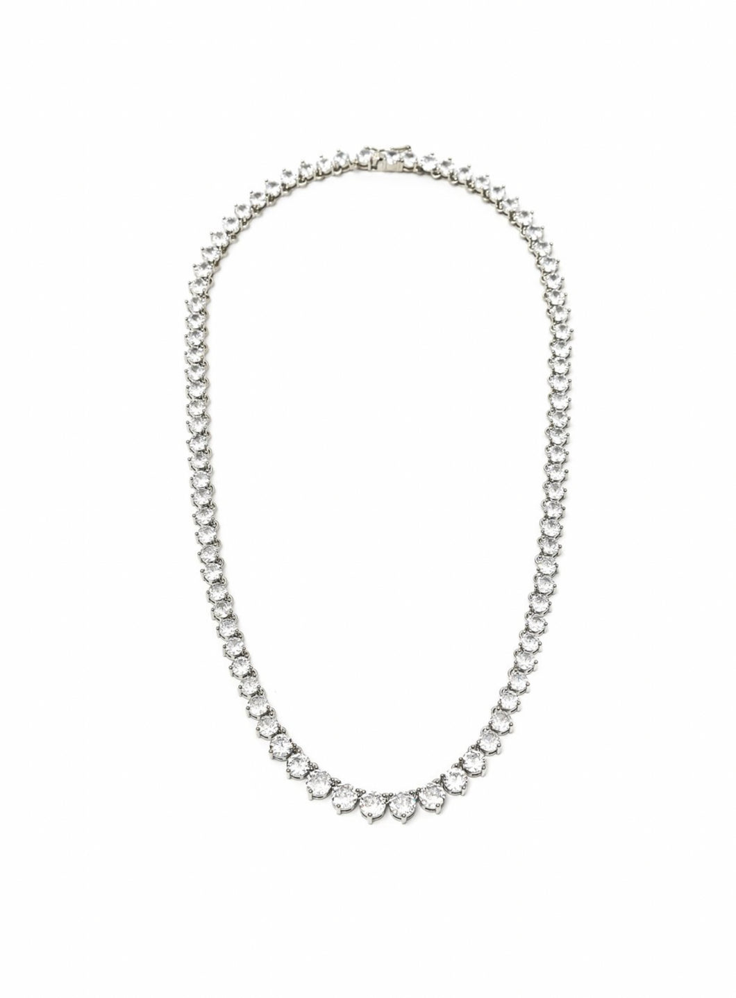 Collar Riviere Degradé Plata