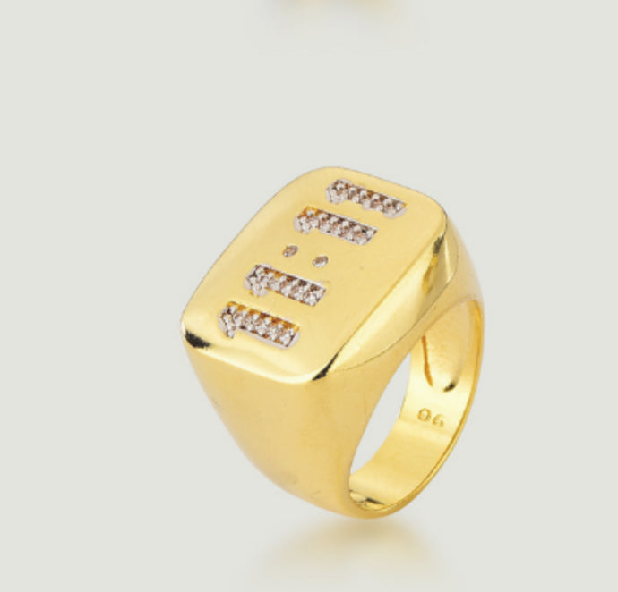 Mini Anillo Oro 11:11