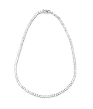 Cargar imagen en el visor de la galería, Collar Riviere 3mm 3 Puntos Plata 925
