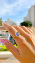 Cargar imagen en el visor de la galería, Anillo Tanzanita Cuadrado
