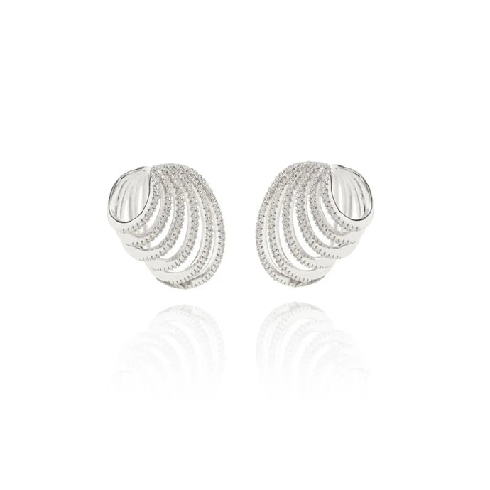 Pendiente Ear hook circonitas