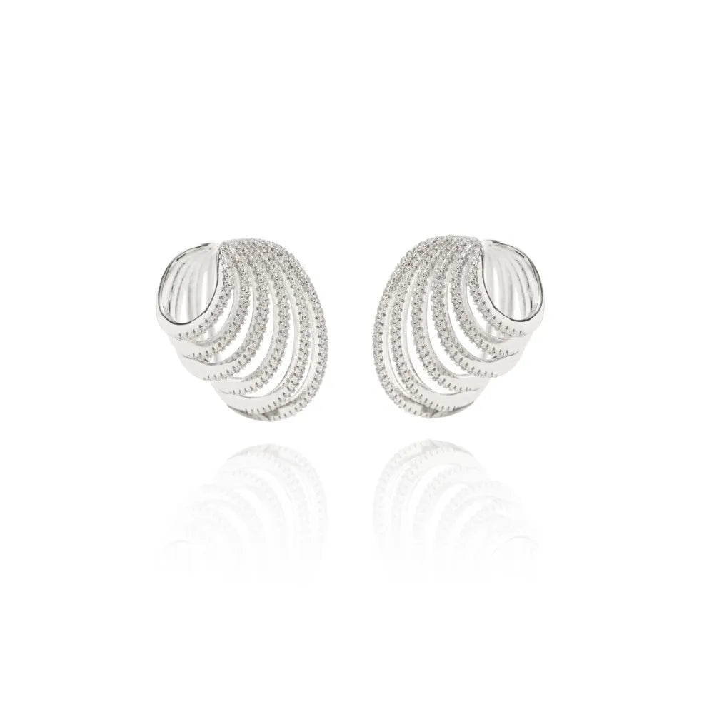 Pendiente Ear hook circonitas
