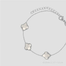 Cargar imagen en el visor de la galería, Pulsera Trébol Plata 925
