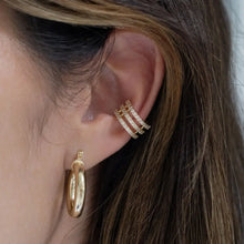 Cargar imagen en el visor de la galería, Pendiente Earcuff Líneas Plata o Dorado
