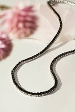 Cargar imagen en el visor de la galería, Collar Riviere Black plata

