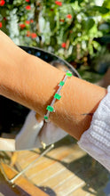 Cargar imagen en el visor de la galería, Pulsera Riviere Esmeralda Plata 925
