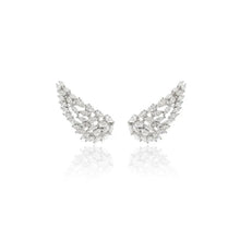 Cargar imagen en el visor de la galería, Pendiente en plata 925 con circonitas blancas
