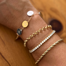 Cargar imagen en el visor de la galería, Pulsera Religiosa “10 Mandamientos” plata 925
