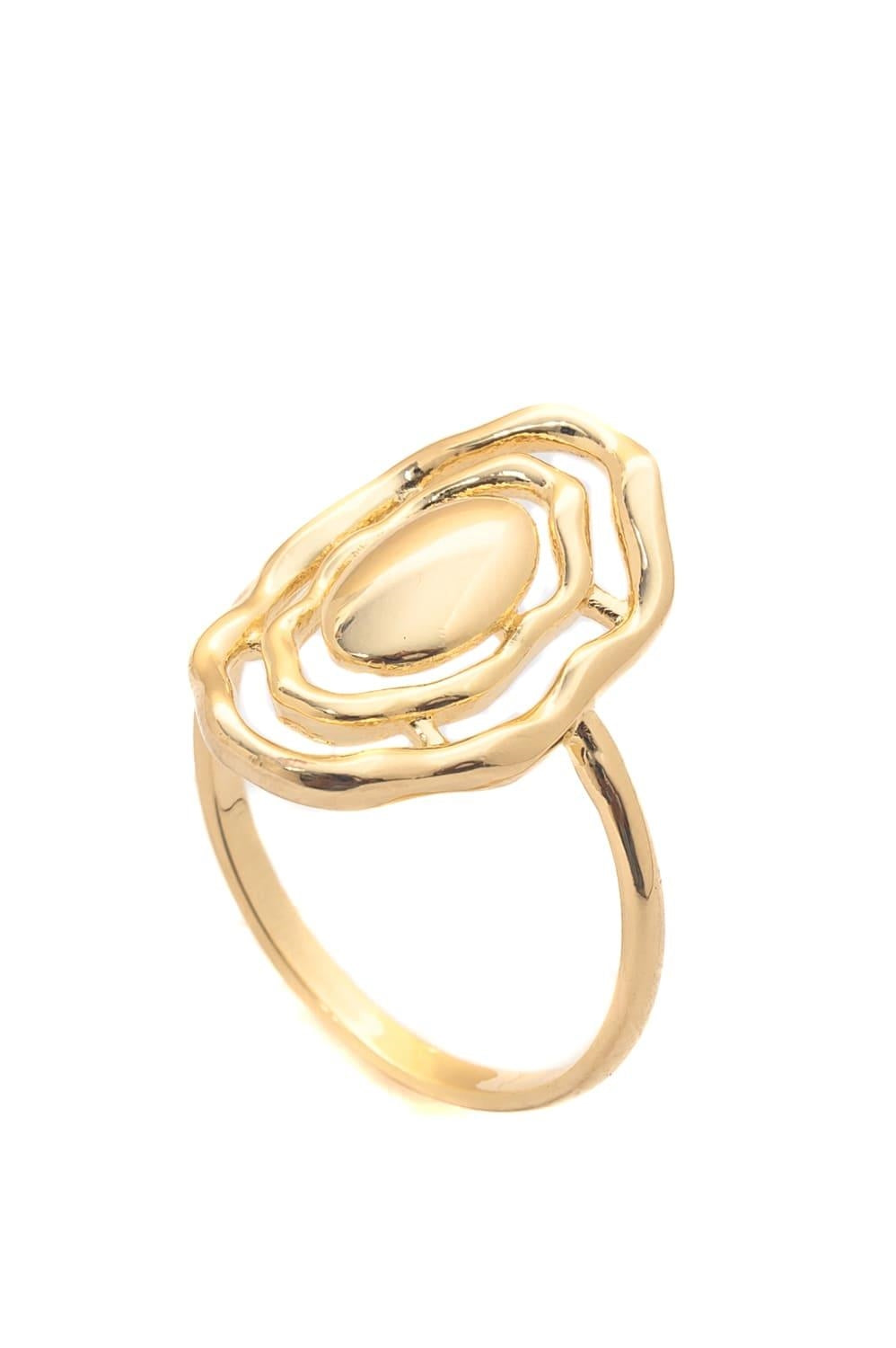 Anillo Flor Dorado