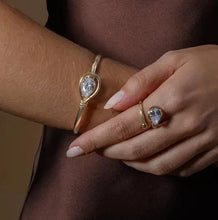 Cargar imagen en el visor de la galería, Anillo Gota Formas Dorado o Plata
