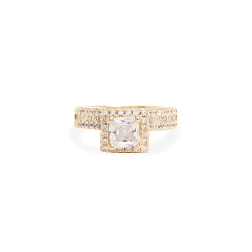 Anillo Solitario oro18k
