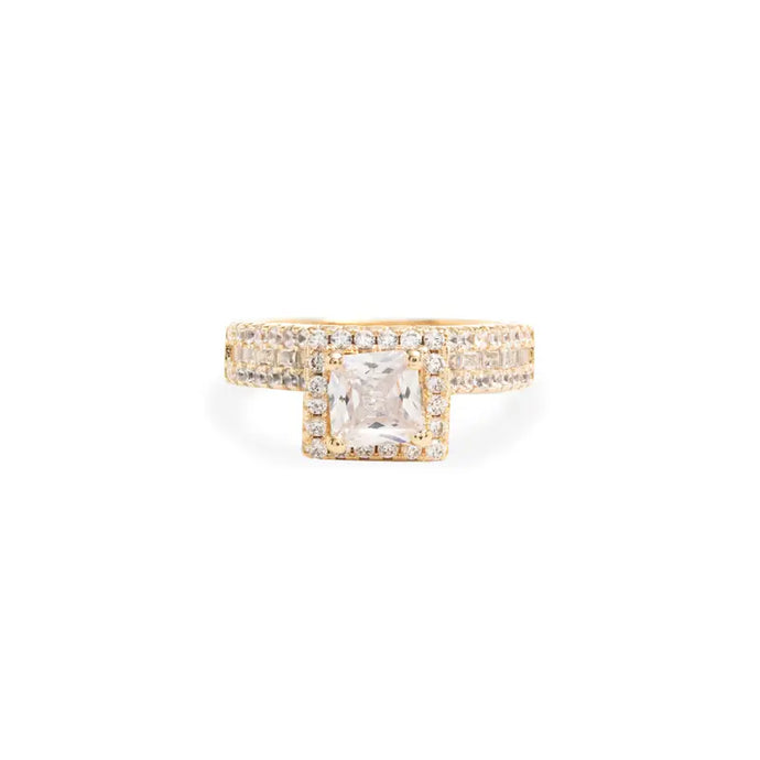 Anillo Solitario oro18k